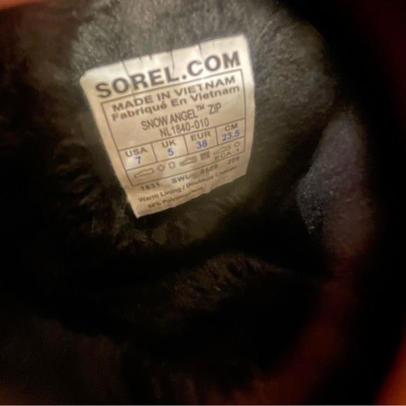 Women's SOREL Snow Angel Front Zip Winter Boots - Picture 7 of 7